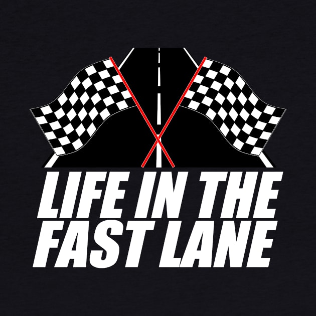 Life In The Fast Lane Mechanic Car Lover Enthusiast Gift Idea  by GraphixbyGD